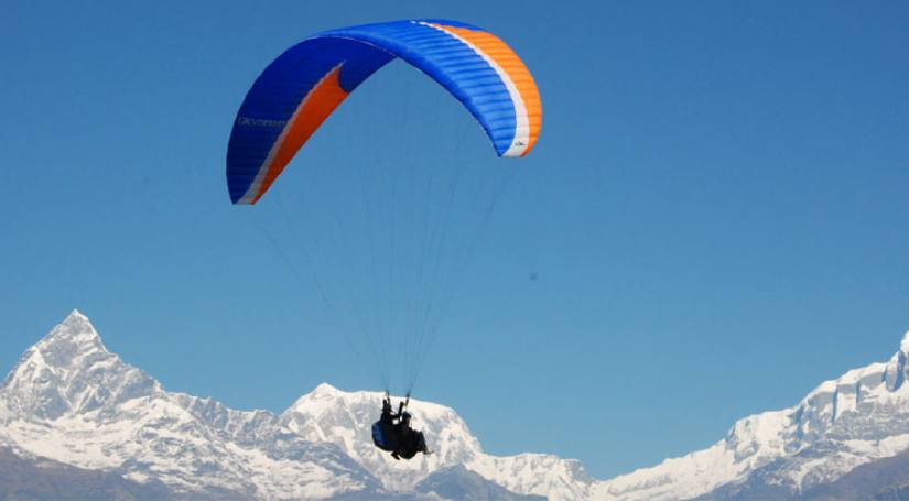 Paragliding in Nepal