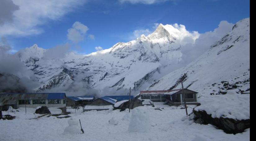 Trekking in Himalaya Annapurna Base Camp