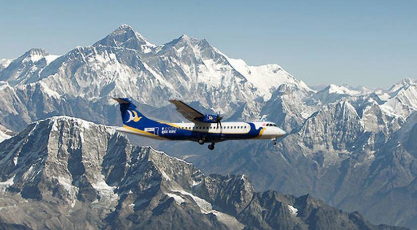 Mountain Flight in Nepal