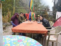 Lunch time on the Trekking